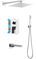 Душевая система Aquatek Лира AQ1473CR хром