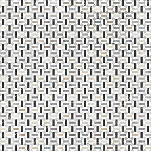 Керамогранит NOVA DEC.COMO SAT (6001159) 60x60 от Vallelunga Ceramica (Италия)