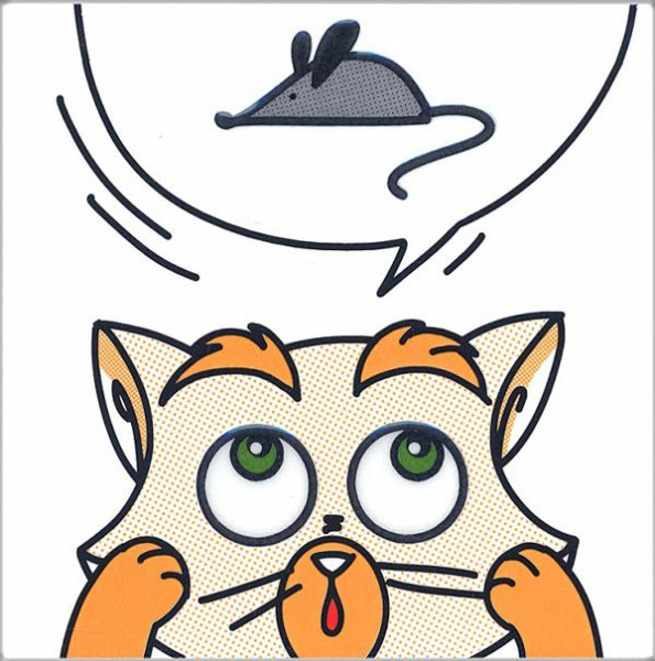 Декор NT\A132\5009 Кошки-Мышки. Мышка 20x20 от Kerama Marazzi (Россия)