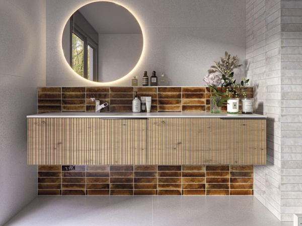 Керамогранит Jazba Beige Brillo (8 дизайнов) 6x24.6 от Cifre Ceramica (Испания)