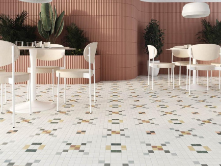 Керамогранит TESSERAE SUIT BLANC (127406) 28x28 от WOW (Испания)