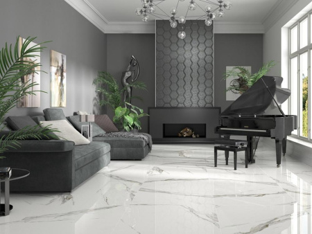 Керамогранит CALACATTA SUPERWHITE 90x90 от Dune (Испания)