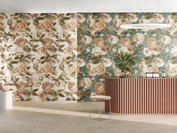 Керамогранит ALCHYMIE FLOWERY GREEN NATURALE RETTIFICATO (133482) 60x120 от Naxos Ceramica (Италия)