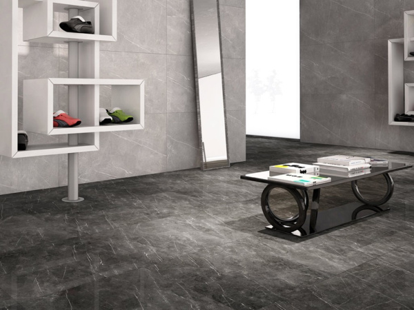 Керамогранит AOR4 NAOF Murano Gray Semi Polished Rectified 59.7x119.8 от Goldis Tile (Иран)