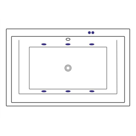 Ванна EXCELLENT Crown Lux 190x120 "SOFT" (хром)