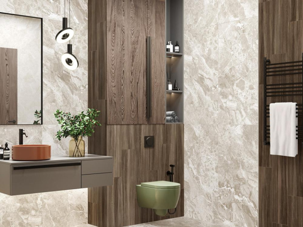 Керамогранит Greiny Dark sugar-эффект (60120GRY99) 60x120 от Delacora (Россия)