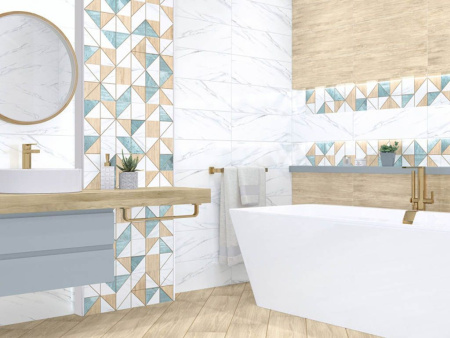 Настенная плитка Slash (TWU11SLH404) 20x60x8 от Alma Ceramica (Россия)