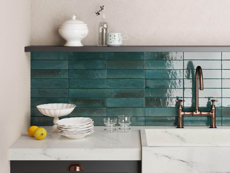 Керамогранит Lume Blue (M6RR) 6x24 от Marazzi Italy (Италия)