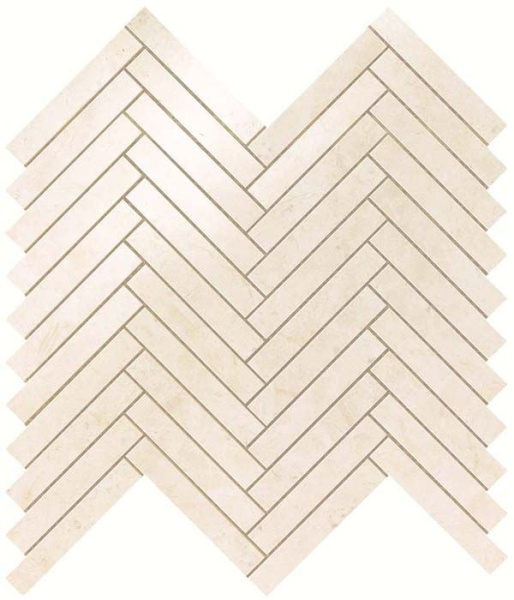 Мозаика настенная Marvel Stone Cream Prestige Herringbone Wall (9SHE) 30.5x30 от Atlas Concorde (Италия)