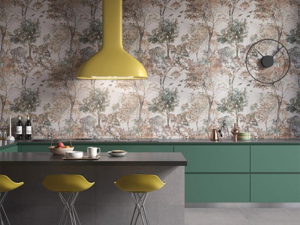 Керамогранит Wall07 White Leaf Rett (комп/2шт) 120x120 от Serenissima (Италия)