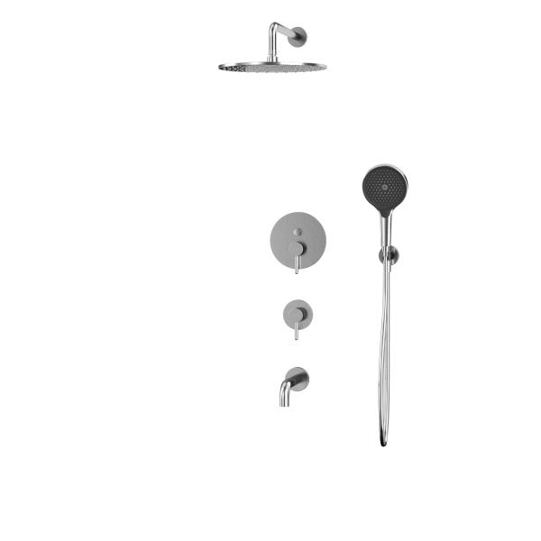 Система для ванны скрытого монтажа WHITECROSS Y YSET07TOPNIB (брашированный никель)