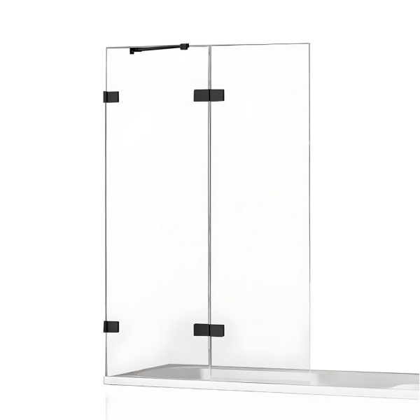 Шторка для ванны NEW TRENDY AVEXA BLACK 110x150 EXK-1984 L (черный)