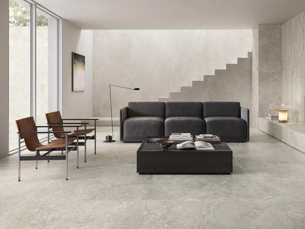 Керамогранит TRAVERTINO BIANCO CROSS CUT SQ. (TR02BA) 120x60 от Italgraniti (Италия)