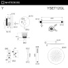 Система для душа скрытого монтажа WHITECROSS Y YSET12GL (золото)