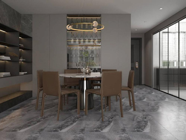 Керамогранит Slate Dark grains semi-polished (BHW-0017) 60x120x10 от Basconi Home (Китай)