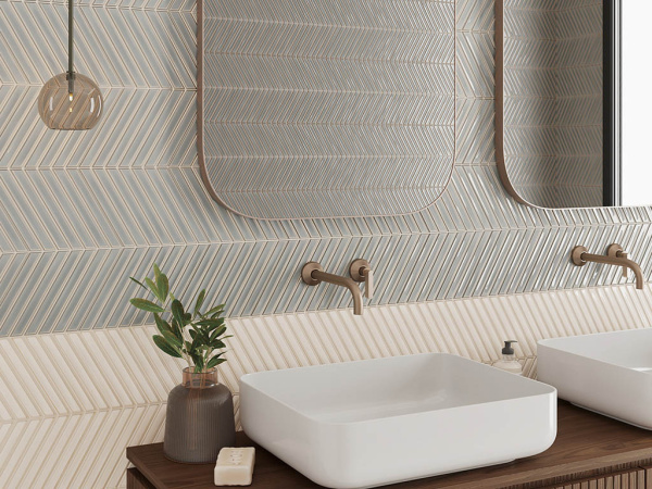 Настенная плитка Spike Bars A Earth Matt 15x25.9 от WOW (Испания)