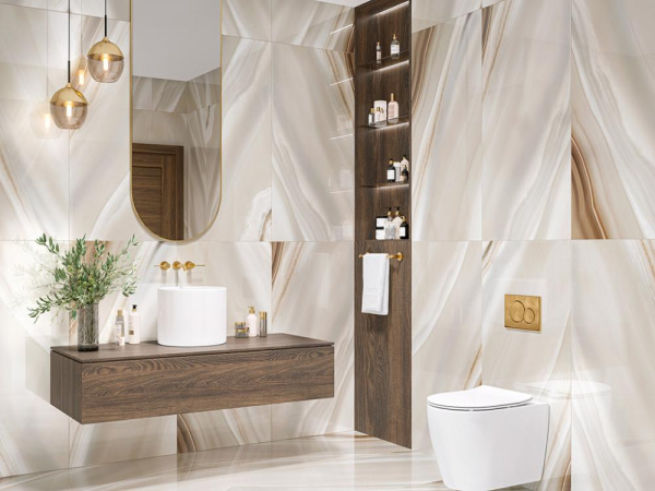 Керамогранит Angel Agate Graphite суперполированный (60120ANG25HG) 60x120 от LCM (Индия)