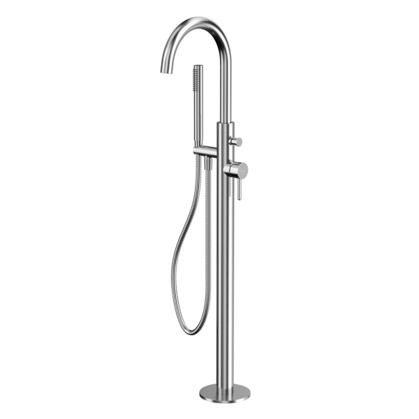 Смеситель для ванны отдельностоящий WHITECROSS Y Y1233NIB (брашированный никель)