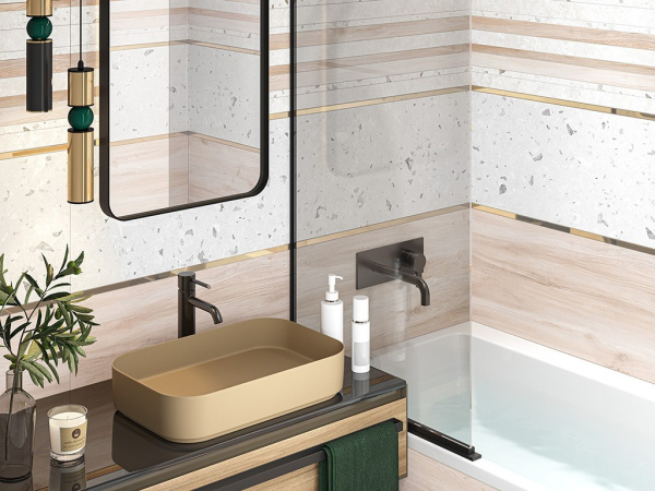 Настенная плитка Play White (WT36PLY00) 30x60x9 от New Trend (Россия)