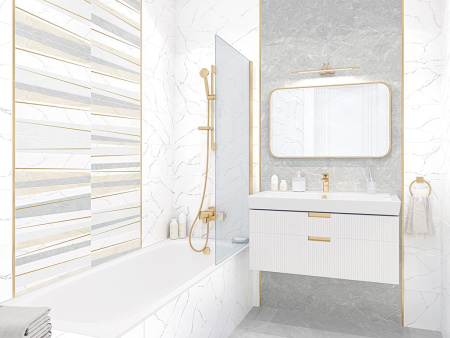 Декор Bayron (DW9BAO55) 25x50x9 от AltaCera (Россия)