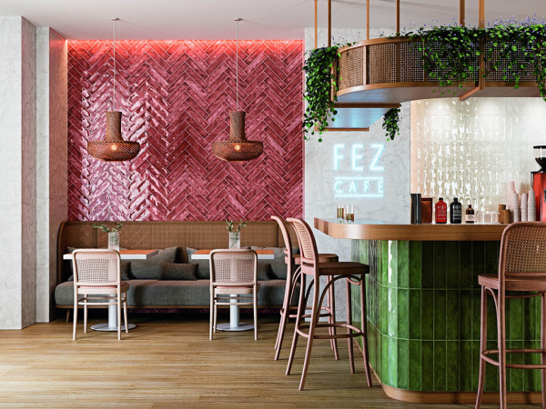 Настенная плитка Fez blue 7.5x30 от Vilar Albaro (Испания)