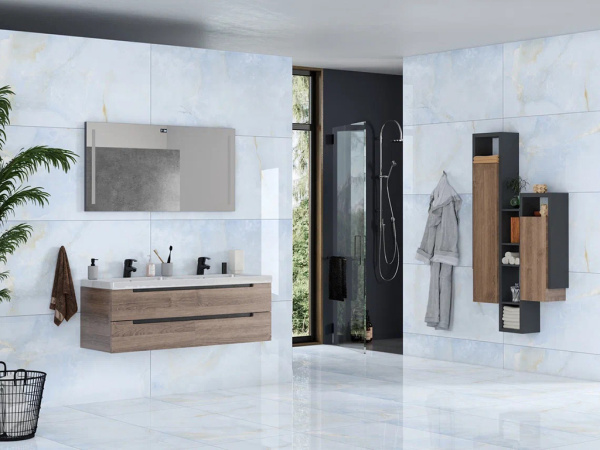 Керамогранит ONIX AZUL glossy (ETONX1237GL6060) 60x60 от Eternal (Индия)