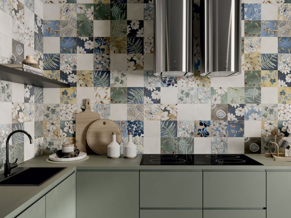 Керамогранит EMOTION Blue matt. (03A2050) 20x20 от Elios/Exelle (Италия)