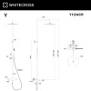 Термостатическая система для ванны наружного монтажа WHITECROSS Y Y1234CR (хром)