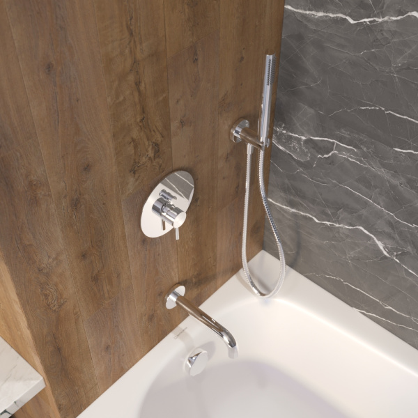 Система для ванны скрытого монтажа WHITECROSS Y YSET06CR (хром)