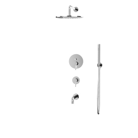 Система для ванны скрытого монтажа WHITECROSS Y YSET07CR (хром)