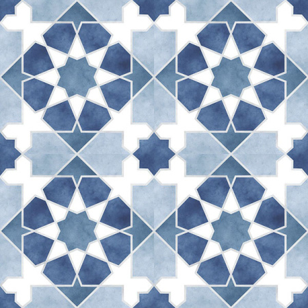 Напольная плитка Rabat Blue 45x45 от Kerlife Ceramicas (Испания)