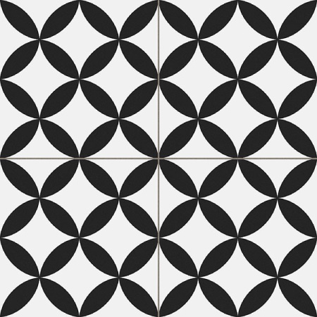 Керамогранит CIRCLE Black Pre. 45x45 от Prissmacer (Испания)