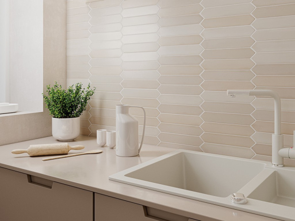 Настенная плитка CANDY BLUE (128385) 5x20 от DNA Tiles (Испания)