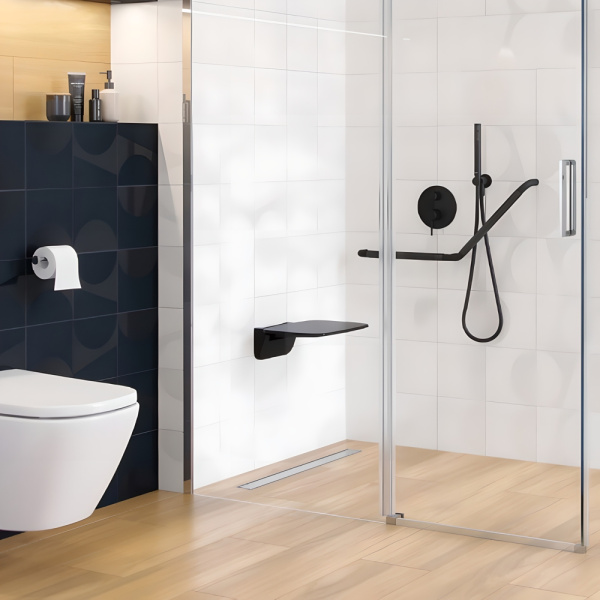 Душевой трап EXCELLENT Stilio 60 см. решетка декоративная (хром)