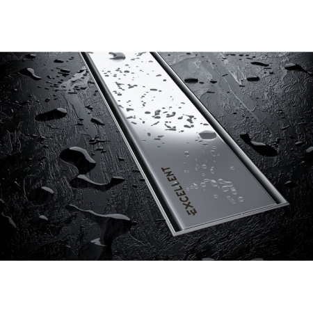 Душевой трап EXCELLENT Stilio 60 см. решетка декоративная (хром)