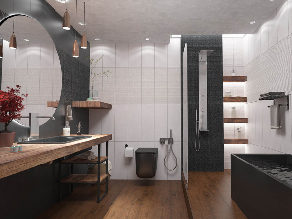 Настенная плитка LAURA MOSAICO BIANCO 25.1x70.9 от Керлайф (Россия)