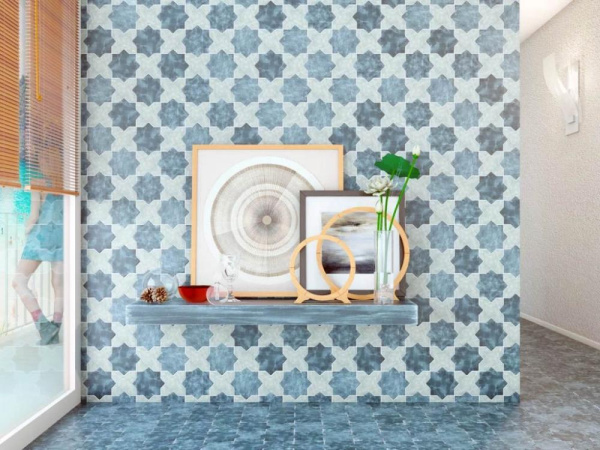 Керамогранит BECOLORS STAR ELECTRIC BLUE (CV67375) 13.25x13.25 от Cevica (Испания)