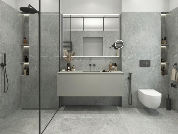 Керамогранит Maserati Grey Silk (12 мм) (MN294BR321612) 160x320 от Moreroom (Китай)