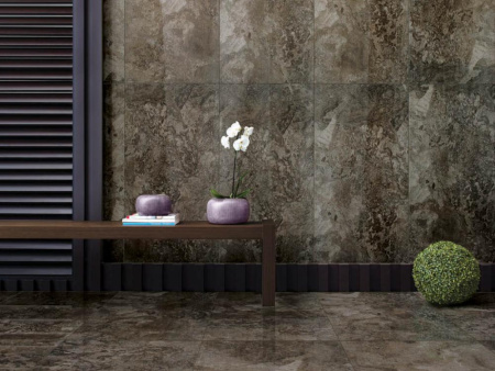 Керамогранит FOSSIL BROWN FULL LAPPATO 60x120 от Seranit (Турция)