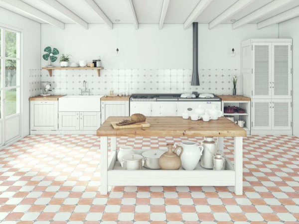 Керамогранит Manises Decor Blanco 58x58 от El Molino (Испания)