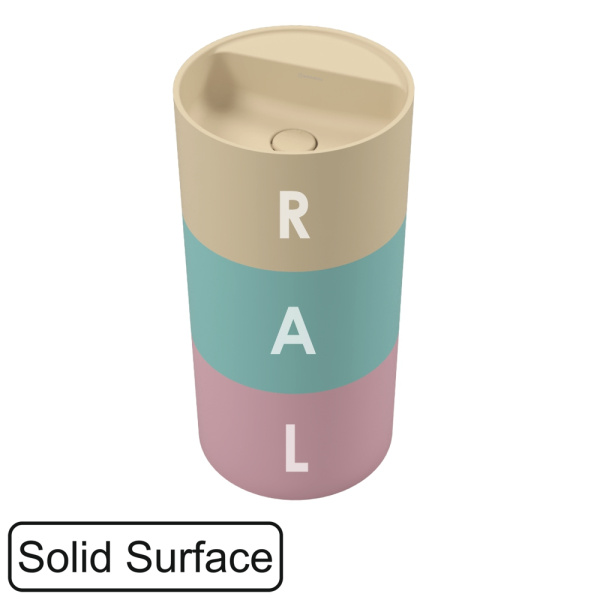 Умывальник WHITECROSS Pantheon D=43 (RAL мат) иск. камень