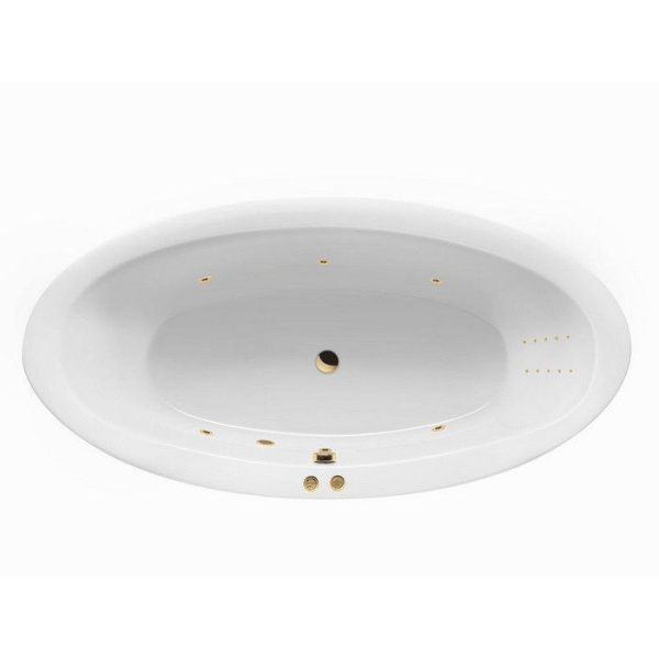 Ванна EXCELLENT Lumina 190x95 "LINE NANO" (золото)