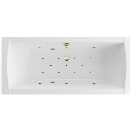 Ванна EXCELLENT Aquaria Lux Slim 180x80 "RELAX" (бронза)