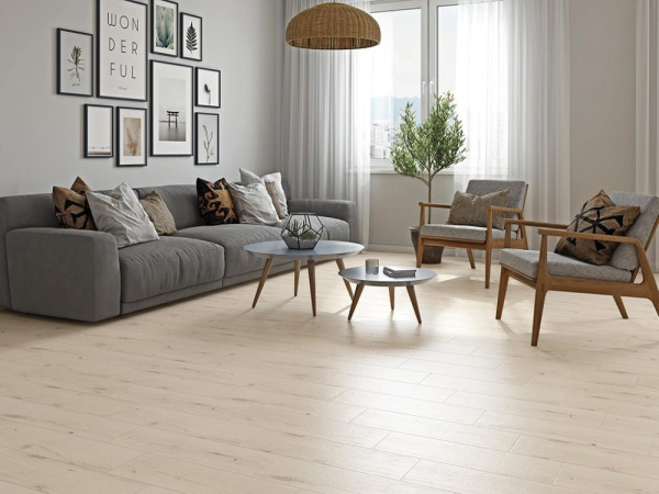 Керамогранит Sandwood глаз. бежевый (16708) 18.5x59.8 от Cersanit (Россия)