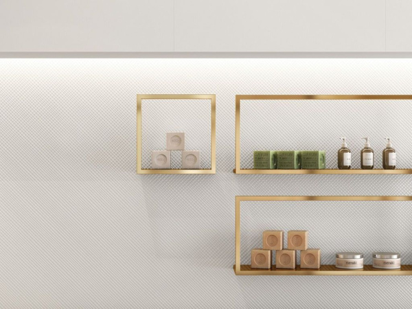 Настенная плитка REV. BRILLIANT BLANCO (HWN500) 30x90 от Saloni Ceramica (Испания)