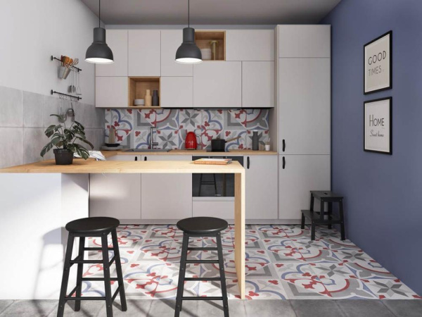 Керамогранит Motley светло-серый (C-MO4A522D) 29.8x29.8 от Cersanit (Россия)