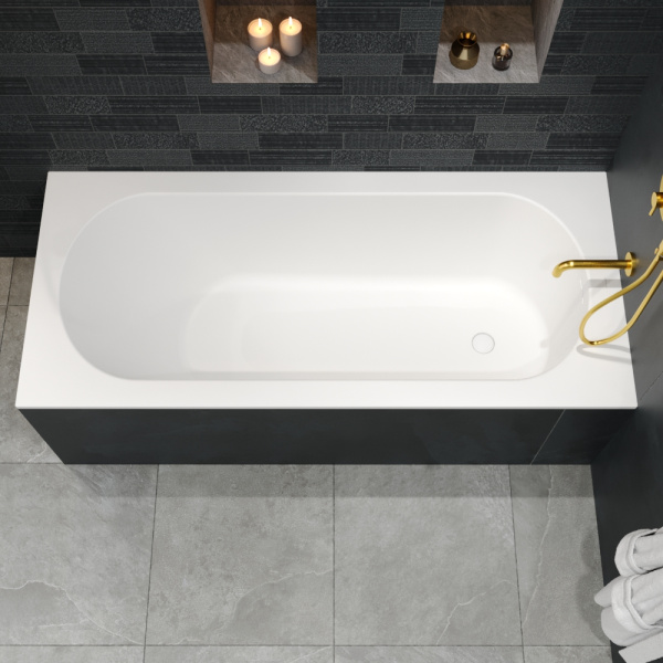 Ванна WHITECROSS Gin 170x75 (белый мат) иск. камень