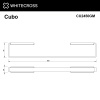 Полотенцедержатель 450 мм. WHITECROSS Cubo CU2450GM (оружейная сталь)