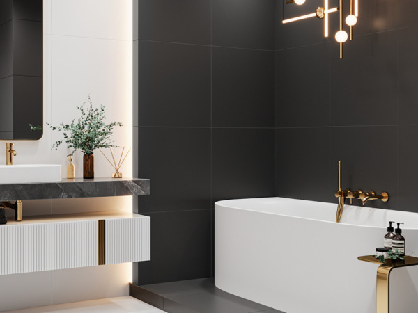 Керамогранит Twin Black матовый (GFU04WIN20R) 60x60 от Alma Ceramica (Россия)