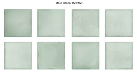 Настенная плитка Mate Green 15x15 от Eletto Ceramica (Россия)